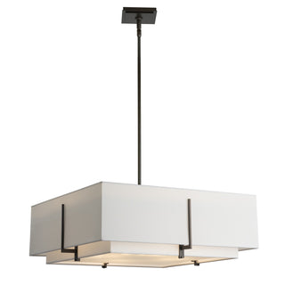 Exos Exos Square Large Double Shade Pendant in Bronze