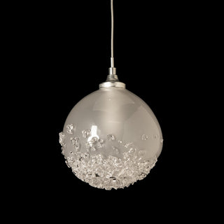Fritz Fritz Globe 1-Light Mini Pendant in Sterling