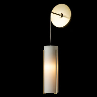 Exos Glass Exos Glass Mini Low Voltage Sconce in Modern Brass
