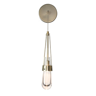 Link Link Clear Glass Low Voltage Sconce in Modern Brass