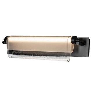 Draped Glass Draped Glass LED Bath Bar in Black