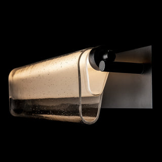 Draped Glass Draped Glass LED Bath Bar in Black