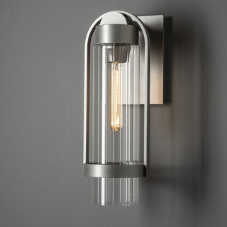 Alcove Alcove Small Outdoor Sconce in Coastal Burnished Steel