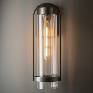 Alcove Alcove Medium Outdoor Sconce in Coastal Dark Smoke