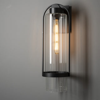 Alcove Alcove Large Outdoor Sconce in Coastal Black