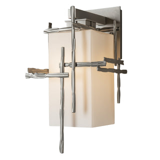 Tura Tura Medium Outdoor Sconce in Coastal Burnished Steel