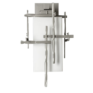Tura Tura Medium Outdoor Sconce in Coastal Burnished Steel