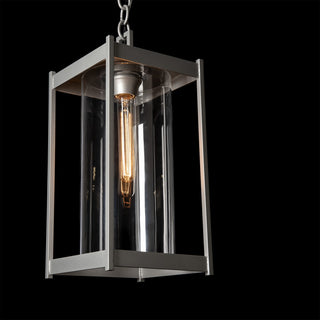 Cela Cela Large Outdoor Lantern in Coastal Burnished Steel