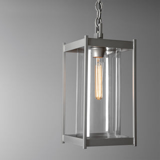 Cela Cela Large Outdoor Lantern in Coastal Burnished Steel