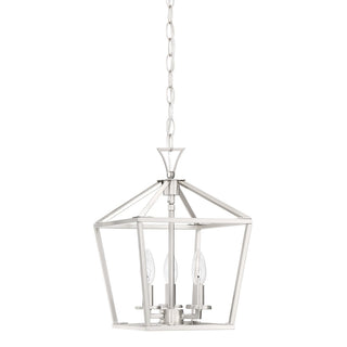 Townsend Three Light Pendant in Satin Nickel