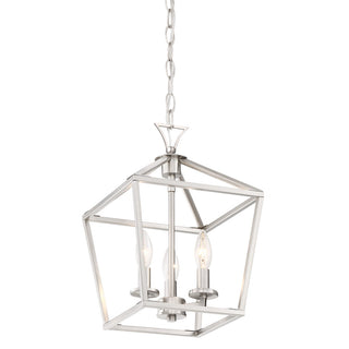 Townsend Three Light Pendant in Satin Nickel