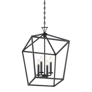 Townsend Four Light Pendant in Classic Bronze