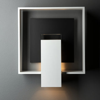 Shadow Box Shadow Box Outdoor Sconce in Coastal White