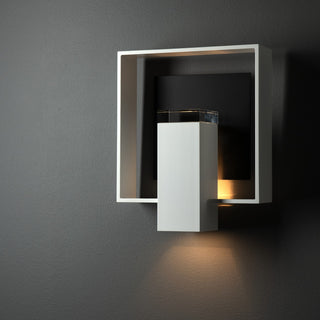 Shadow Box Shadow Box Outdoor Sconce in Coastal White