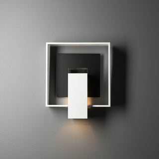 Shadow Box Shadow Box Outdoor Sconce in Coastal White