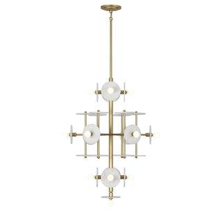 Amani 15 Light Chandelier in Royal Gold