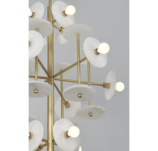 Amani 15 Light Chandelier in Royal Gold