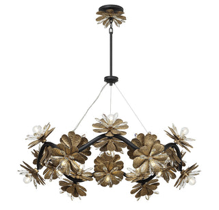 Giselle 24 Light Chandelier in Delphine