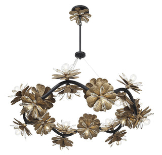 Giselle 24 Light Chandelier in Delphine