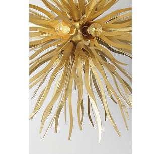 Killiam 16 Light Pendant in Cavalier Gold
