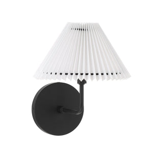One Light Wall Sconce in Matte Black