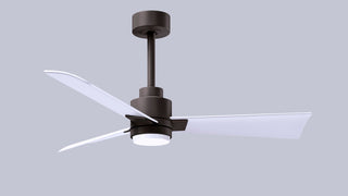 Alessandra - LK 42" Ceiling Fan in Textured Bronze