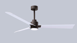 Alessandra - LK 56" Ceiling Fan in Textured Bronze