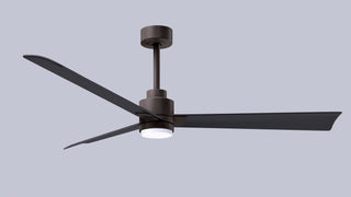 Alessandra - LK 56" Ceiling Fan in Textured Bronze