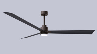 Alessandra - LK 72" Ceiling Fan in Textured Bronze