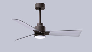 Alessandra - LK 42" Ceiling Fan in Textured Bronze