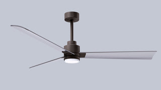 Alessandra - LK 56" Ceiling Fan in Textured Bronze