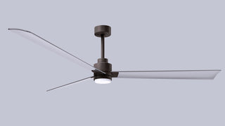 Alessandra - LK 72" Ceiling Fan in Textured Bronze