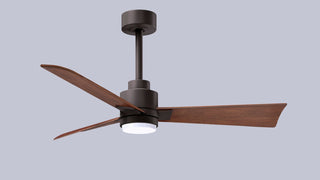 Alessandra - LK 42" Ceiling Fan in Textured Bronze