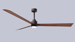 Alessandra - LK 72" Ceiling Fan in Textured Bronze