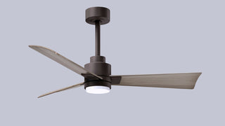 Alessandra - LK 42" Ceiling Fan in Textured Bronze