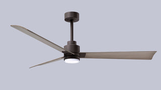 Alessandra - LK 56" Ceiling Fan in Textured Bronze