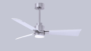 Alessandra - LK 42" Ceiling Fan in Brushed Nickel