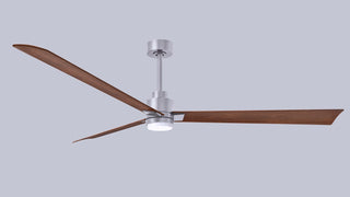 Alessandra - LK 72" Ceiling Fan in Brushed Nickel