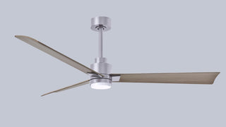 Alessandra - LK 56" Ceiling Fan in Brushed Nickel