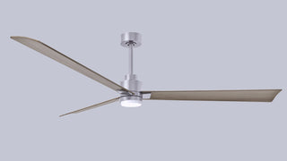 Alessandra - LK 72" Ceiling Fan in Brushed Nickel