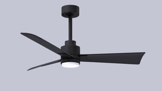 Alessandra - LK 42" Ceiling Fan in Matte Black