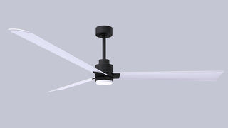 Alessandra - LK 72" Ceiling Fan in Matte Black