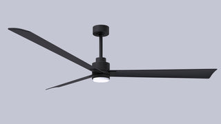 Alessandra - LK 72" Ceiling Fan in Matte Black