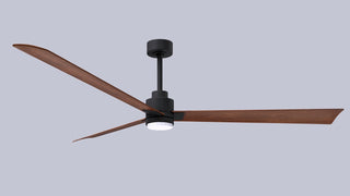 Alessandra - LK 72" Ceiling Fan in Matte Black