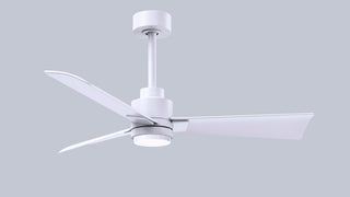 Alessandra - LK 42" Ceiling Fan in Matte White