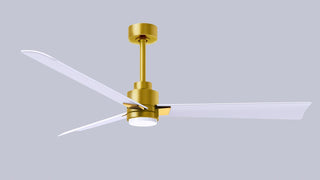 Alessandra - LK 56" Ceiling Fan in Brushed Brass