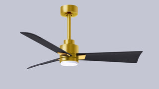 Alessandra - LK 42" Ceiling Fan in Brushed Brass