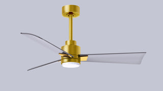Alessandra - LK 42" Ceiling Fan in Brushed Brass