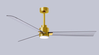 Alessandra - LK 56" Ceiling Fan in Brushed Brass