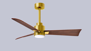 Alessandra - LK 42" Ceiling Fan in Brushed Brass